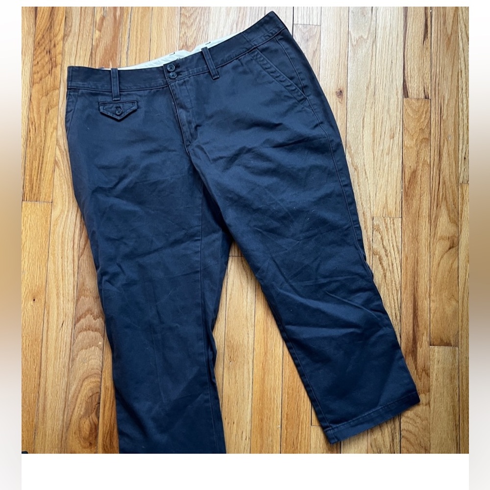 EDDIE BAUER Grey Heritage Capri size 12